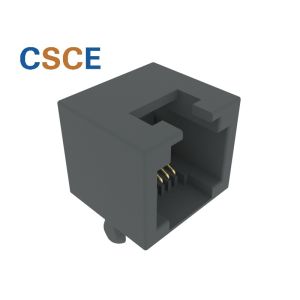 Buy cheap 5324 Mini Series Single Port 6P6C RJ11 Modular Jack    Phone Socket With Post from wholesalers