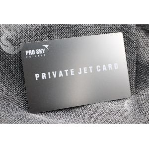 Engraved Metallic Print Aluminium Business Cards , Elegant Metal Visiting Card