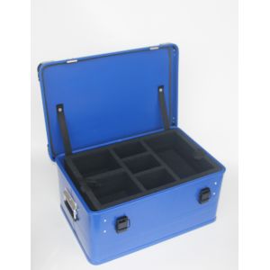 Buy cheap Customized Painting Aluminum Storage Case With 1.0mm Thickness Aluminum Panel In Blue Color from wholesalers