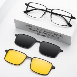 Buy cheap Driving Polarized Night Vision Magnetic Clip On Glasses ZTO 9909 from wholesalers