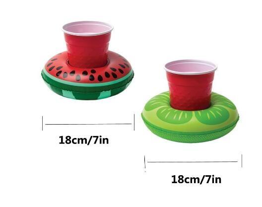 Quality Fruit Shaped Inflatable Drink Holder Logo Printed CE Certificated OEM Toys for sale