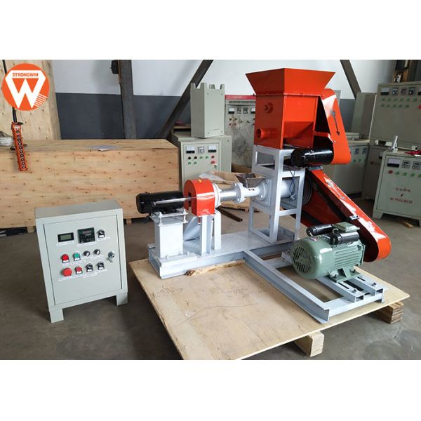 Buy cheap 0.03-0.04t/H Fish Feeding Equipment , Small Single Screw Fish Feed Processing Machine from wholesalers