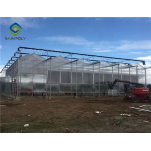 Buy cheap Hot Dipped Galvanized Steel 7.5m Polycarbonate Greenhouse from wholesalers