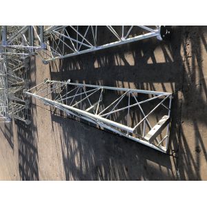 Buy cheap Lattice Steel Communication Triangle Antenna Guyed Wire Tower from wholesalers