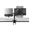 Buy cheap Black Notebook LCD Stand / Dual Computer Stand Lift Rotation Increase Bracket from wholesalers
