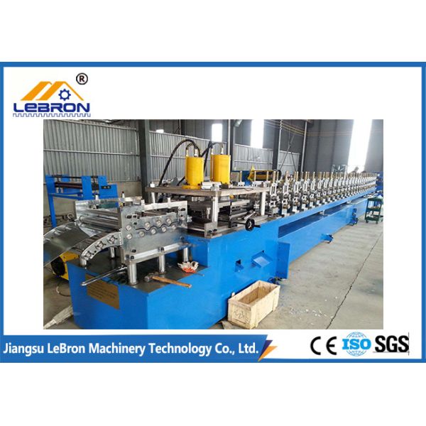 Quality Easy Operation Cable Tray Forming Machine Later Punching Type + / -1.5mm Tolerance for sale