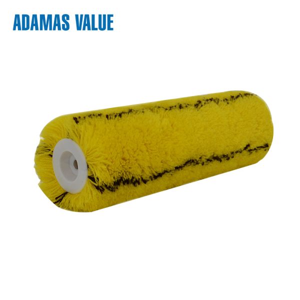 Buy cheap Stitched Yellow Paint Roller Brush Euro - Style With Cross Stripe from wholesalers