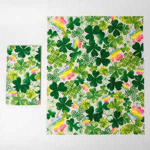 Buy cheap Partysprite Clover Design Biodegradable Paper Napkin Holiday Theme Party Supplies from wholesalers