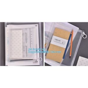 Custom transparent pp slider bag with air hole, writable zip lock bags with