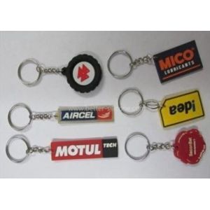 Customized PVC 3D Molding Silicone Rubber Keychain