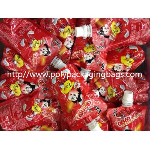 Buy cheap Customized Jelly Packaging Stand Up Spout Pouch in Laminated Plastic from wholesalers