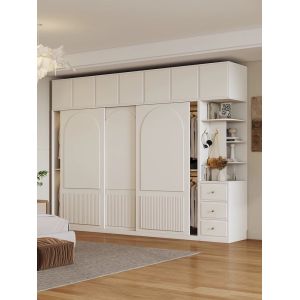 Buy cheap Custom Household Sliding Door Wardrobe Already Assembled Wooden from wholesalers