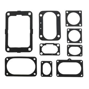 Buy cheap Customized Silicone Rubber Square Flat Gasket With Perforated Edges from wholesalers