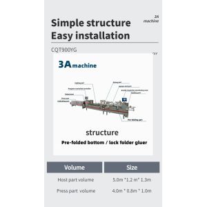 Buy cheap Pre-Folded Bottom Lock Corrugated Carton Box Folder Gluer Machine with 380V3P Voltage from wholesalers