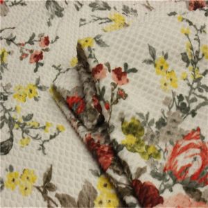 Buy cheap Plain 100 Polyester Patterned Upholstery Material SGS Approved from wholesalers