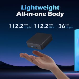 Buy cheap Single LAN Dual HDMI Intel N100 Mini PC DDR4 16GB For Home Office from wholesalers