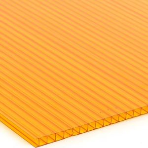 Buy cheap 2-layer Polycarbonate Hollow Sheet with More Than 5 Years Warranty and 100% Virgin Polycarbonate for Ceiling Panels from wholesalers