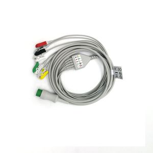 Buy cheap 5 Lead 2.5m 12Pin ECG Cables And Leadwires For Biolight C2557P0 from wholesalers