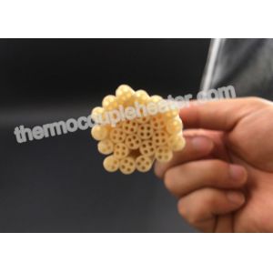 Buy cheap High Alumina 99.5% AL2O3 Ceramic Thermocouple Insulators With Four Core from wholesalers