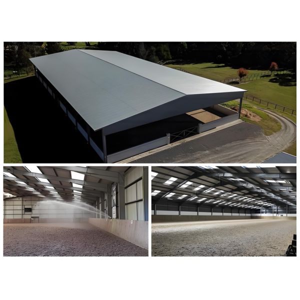 Quality Multifunctional  Prefab Agricultural Buildings With H Section Coulmn Beam for sale