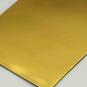 Buy cheap Fashion Spaces Mirror-Finish Aluminum Composite Panels 3mm/4mm Thickness 1.5×2.44m Extra Size With Aluminum Alloy Surface For Spaces Blending Modern Design from wholesalers
