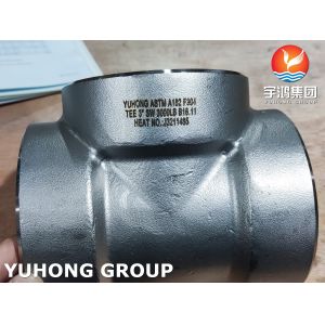 ASTM A182 F304 Stainless Steel 90 DEG. Elbow And Tee High Pressure B16.11