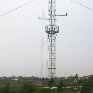 Buy cheap Wire Supporting 4 Legged Tubular Iron Guyed Wire Tower from wholesalers