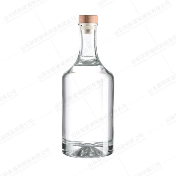 Buy cheap Glass Wine Bottle 750ml for Customized Logo Spirit Vodka Whiskey Rum Gin Various Sizes from wholesalers