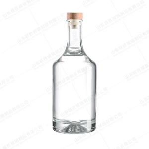 Buy cheap Glass Wine Bottle 750ml for Customized Logo Spirit Vodka Whiskey Rum Gin Various Sizes from wholesalers