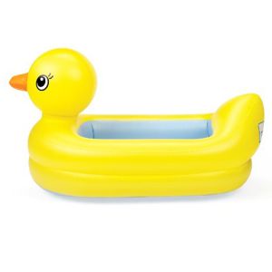 Buy cheap New arrival cute yellow animal duck design pvc inflatable swim bathtub for baby spa from wholesalers