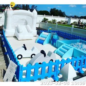 Customized Kids Play Blue Soft Ball Pit Indoor Soft Play Equipment Digitial