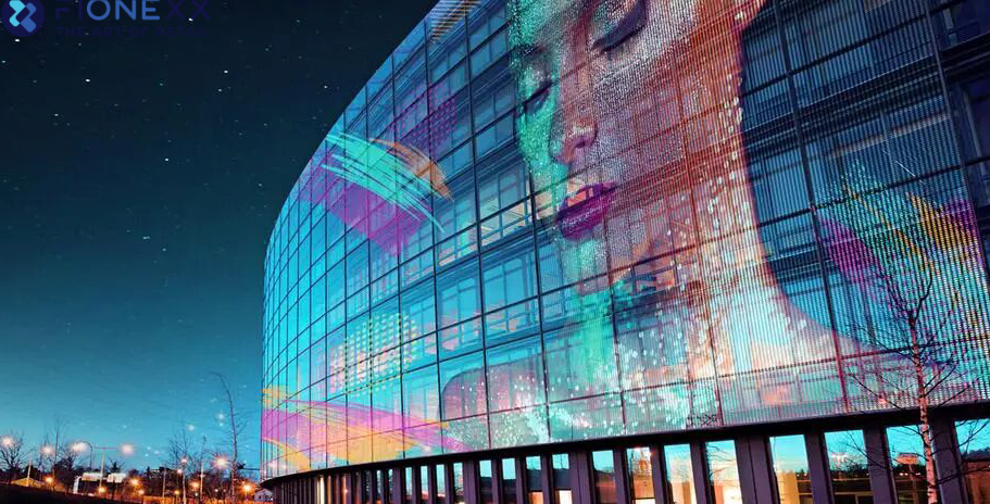 Buy cheap P5.9 P6.9 P10.4 GOB Flexible Customization Ultra Lightweight Excellent Heat Dissipation IP65 Waterproof Design Carbon ﬁber Frame High Transparency LED Transparent Display from wholesalers