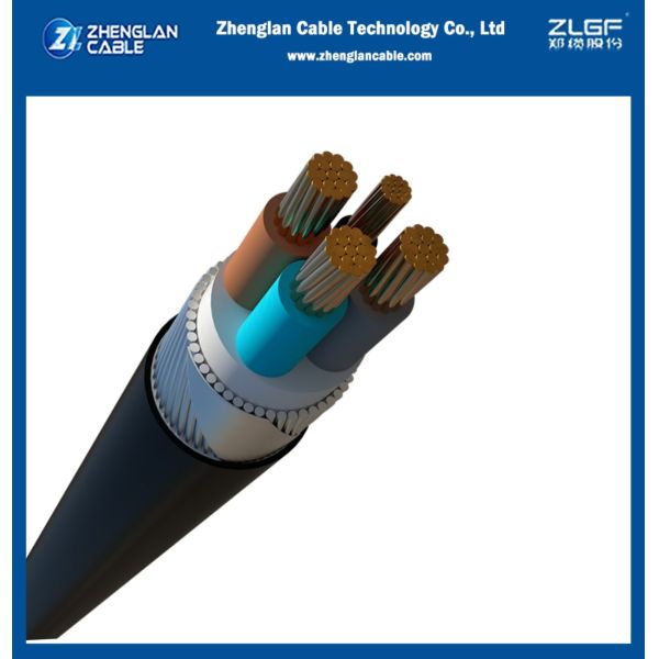 Quality 0.6/1KV 4x50mm2 CU/XLPE/PVC/SWA/PVC LV Power Cable Copper Conductor Steel Wire Armor for sale