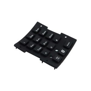 Customize Industrial Control Black Silicone Rubber Keypads Operating Force