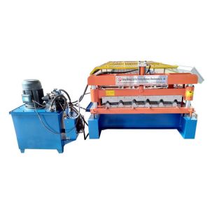 Buy cheap High Speed Aluminum Roll Forming Machines , Metal Roof Rolling Machines With Hydraulic Power from wholesalers