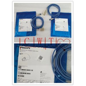Blue Spo2 Adapter Cable , M1943AL 3m Spo2 Extension Cable