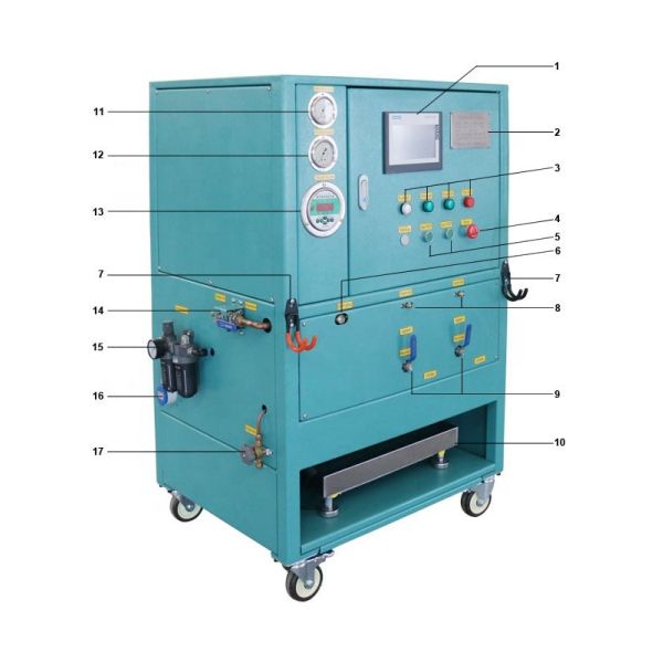 Quality 6HP 2HP Commercial Refrigerant Recovery Machine Freon Reclaim Machine for sale