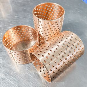 High-precision bronze bushings with tolerances controlled within 0.005mm for