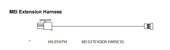 Buy cheap ATM Spare Parts NCR 445-0744794 MEI EXTENSION HARNESS from wholesalers