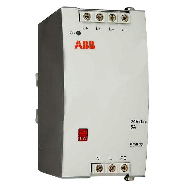 China ABB SD822 3BSC610038R1 Power Supply with 3-20A Selectable Output Current IEC 61508-SIL2/SIL3 Rated and Wide Input Range on sale