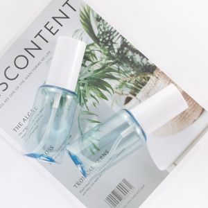 Buy cheap Transparent Blue 85mm 1.69oz Mini Plastic Spray Bottles from wholesalers