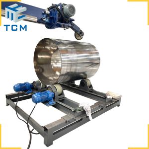 Pressure Vessel Surface Polishing Grinding Semi Automatic Sanding Machine