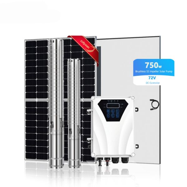 Buy cheap Deep Well Solar Water Pump System High Pressure 10HP DC For Irrigation from wholesalers