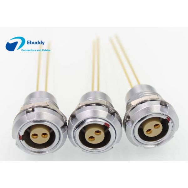 2 pin Lemo B series connectors ECG 0B 2B 3B straight long pin PCB board socket