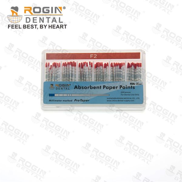F2 Endodontic 02 Taper Absorbent Paper Points