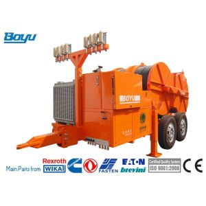 Buy cheap Diesel 77kw 103hp Hydraulic Tensioner Machine Max Tension 4x50 (2x100) KN from wholesalers