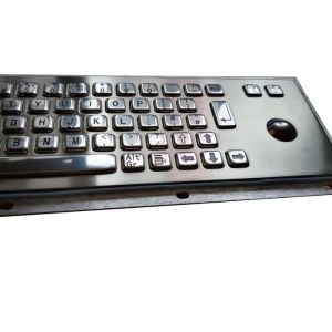 Banking Kiosk Custom Mechanical Keyboard , Stainless Steel Keyboard With