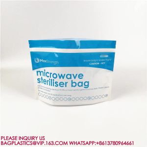 Buy cheap Slide Zipper Feeding Bottle Pouch Microwaveable Menstruation Cup Steam Sterilizer Bag from wholesalers
