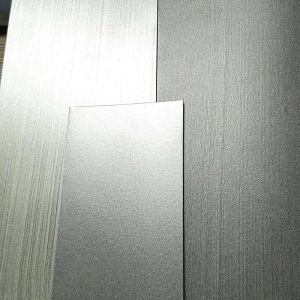 China TISCO BAOSTEEL Hairline Stainless Steel Sheet 0.3 - 3.0mm Cold Rolled SS Sheet in 4ft*8ft on sale