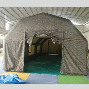 China Flame Resistant 0.6mm PVC Inflatable Military Tents on sale